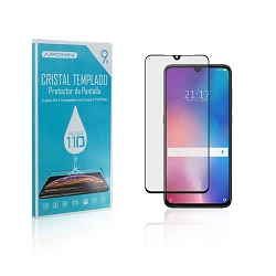 Cristal templado Full Glue 11D Premium Xiaomi Mi 9 Protector de Pantalla Curvo Negro