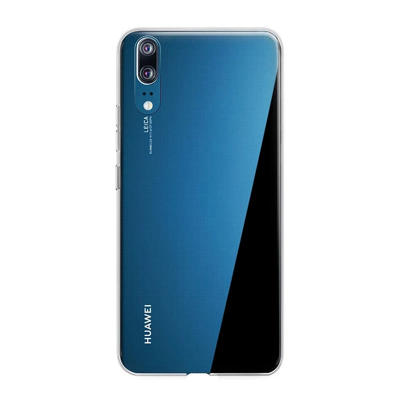 Caso de silicone Huawei P20 Transparente Ultrafino