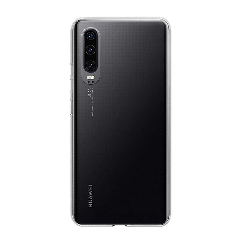 Caso de silicone Huawei P30 Transparente Ultrafino