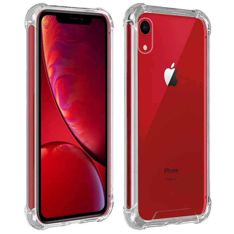 Funda Antigolpe iPhone Xr Gel Transparente con esquinas Reforzadas