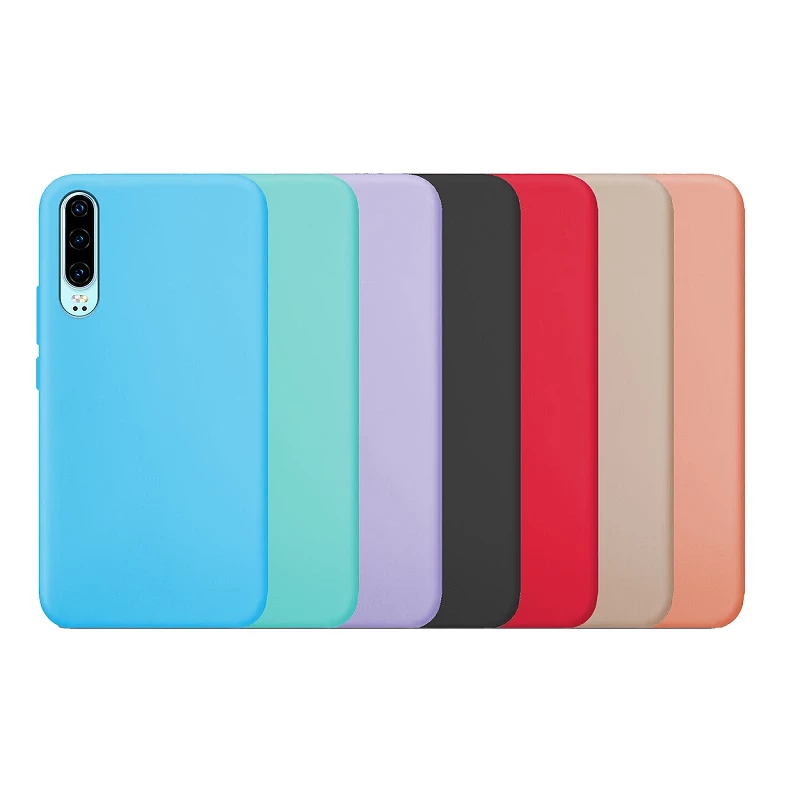 Funda Silicona Suave Huawei P30 disponible en 14 Colores