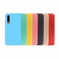 Funda Silicona Suave Huawei P30 disponible en 14 Colores