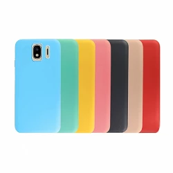 Funda Silicona Suave Samsung Galaxy J4 2018 disponible en 8 Colores