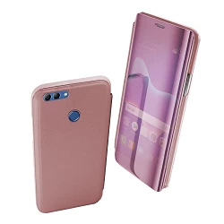 Funda Flip con Stand Huawei Y9 2018 Clear View - 6 Colores