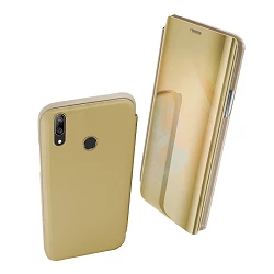 Funda Flip con Stand Huawei Y7 2019 Clear View - 6 Colores