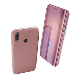 Funda Flip con Stand Huawei Y7 2019 Clear View - 6 Colores