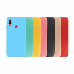 Funda Silicona Suave Huawei Y9 2019 disponible en 10 Colores