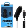 (Pack 12) Cargadores Coche APOKIN 1A con Cable microUSB de 1 Metro - Negro