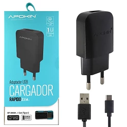 Cargador Red USB 2.1A...