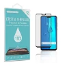 Full Glue Cristal temperado 11D Premium Huawei Y9 2019 Protetor de tela preta curva