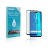 Full Glue Cristal temperado 11D Premium Huawei Y9 2019 Protetor de tela preta curva
