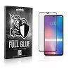Full Glue Cristal temperado 5D Xiaomi MI 9 Curve Preto Protetor de tela