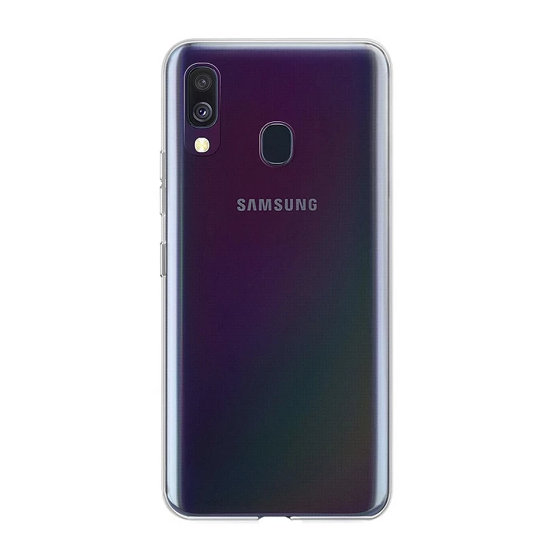 Funda Silicona Samsung Galaxy A40 Transparente Ultrafina