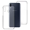 Samsung Galaxy M20 Caso Duplo Transparente Silicone Front and Back