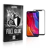 Full Glue Cristal temperado 5D Xiaomi MI 8 protetor de tela preta curva