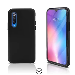 Funda Doble Xiaomi Mi 9 Silicona Delantera y Trasera - 4 Colores