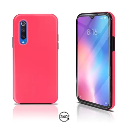 Funda Doble Xiaomi Mi 9 Silicona Delantera y Trasera - 4 Colores