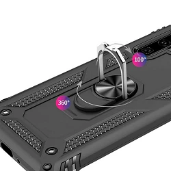 Funda Aluminio Antigolpe IPhone 6 / 7 / 8 con Imán y Soporte de Anilla 360