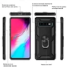 Funda Aluminio Antigolpe IPhone X / XS con Imán y Soporte de Anilla 360
