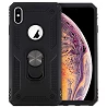 Funda Aluminio Antigolpe IPhone XS MAX con Imán y Soporte de Anilla 360