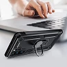 Funda Aluminio Antigolpe Samsung Galaxy S10E con Imán y Soporte de Anilla 360