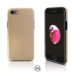Funda Doble iPhone 7 Silicona Delantera y Trasera 360 - 4 Colores