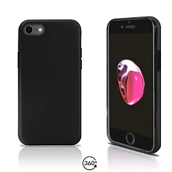 Funda Doble iPhone 7 Silicona Delantera y Trasera 360 - 4 Colores