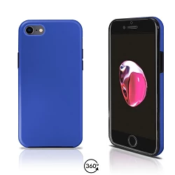 Funda Doble iPhone 7 Silicona Delantera y Trasera 360 - 4 Colores