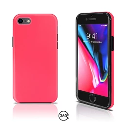 Funda Doble iPhone 8 Silicona Delantera y Trasera 360 - 4 Colores