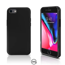 Funda Doble iPhone 8 Silicona Delantera y Trasera 360 - 4 Colores