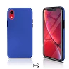 Capa dupla para iPhone XR frente e verso em silicone 360 - 4 cores