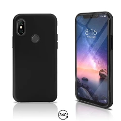 Funda Doble Xiaomi Redmi NOTE 6 Silicona Delantera y Trasera 360 - 4 Colores