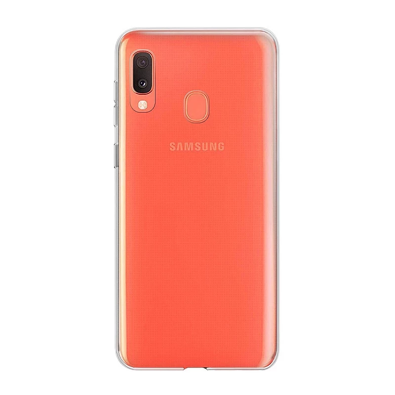 Caso de silicone Samsung Galaxy A20e transparente Ultrafino