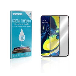 Cristal templado Full Glue 11D Premium Samsung Galaxy A80 / A90 /Redmi note 9s / Poco X3 Protector de Pantalla Curvo Negro