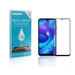 Cristal templado Full Glue 11D Premium Xiaomi Mi Play Protector de Pantalla Curvo Negro