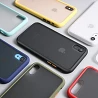 Funda Gel iPhone 6 Plus / 7 Plus / 8 Plus Smoked con borde de color