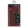 Gel iphone XR Caso fumado com borda colorida