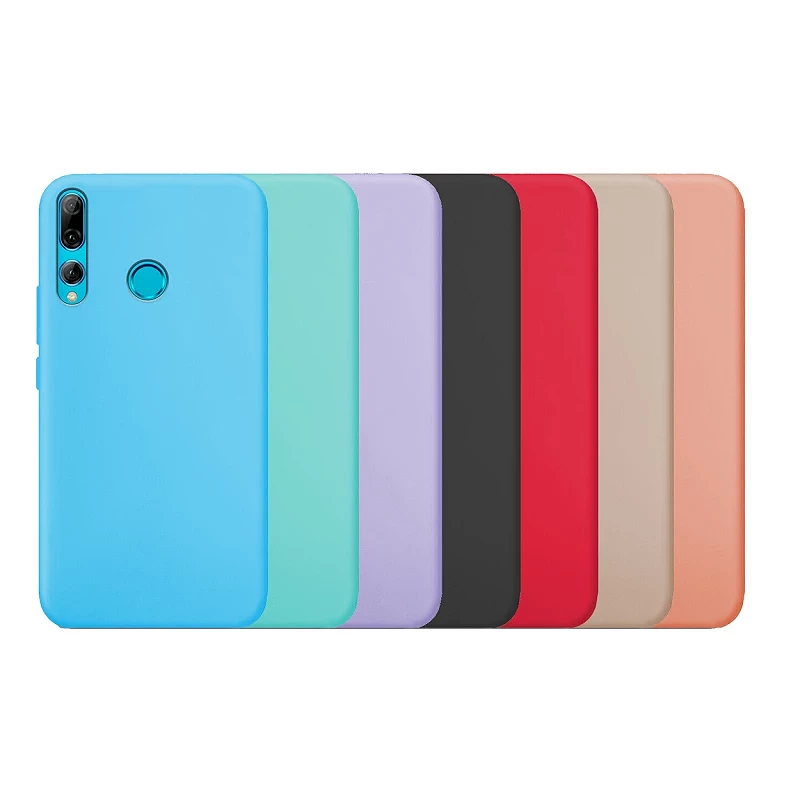 Caso de silicone macio Huawei P Smart Plus 2019 Disponível em 8 cores
