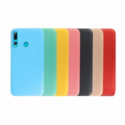 Caso de silicone macio Huawei P Smart Plus 2019 Disponível em 8 cores