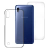 Samsung Galaxy A10 Caso Duplo Transparente Silicone Front and Back