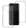 Caso duplo Huawei P Smart Z Transparente Frente de silicone e costas