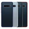 Funda Gel Samsung Galaxy S10 Smoked con borde de color
