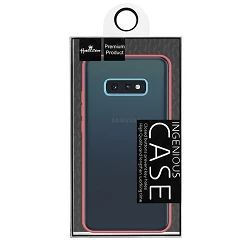 Funda Gel Samsung Galaxy S10E Smoked con borde de color
