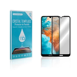 Cristal templado Full Glue 11D Premium Huawei Y6 2019/Y6S Protector de Pantalla Curvo Negro