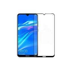 Cristal templado Full Glue 11D Premium Huawei Y7 2019 Protector de Pantalla Curvo Negro