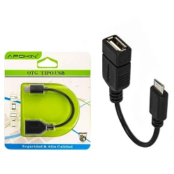 Adaptador APOKIN OTG MicroUSB - 2 colores