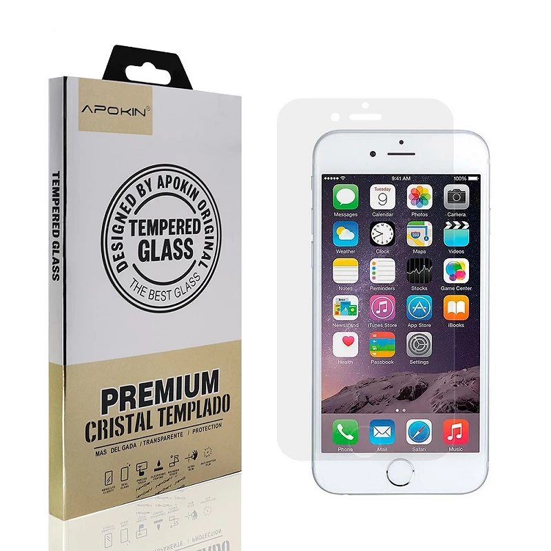 Cristal templado iPhone 6 Plus / 6s Plus Protector Premium de Alta Calidad