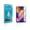 Protetor de tela de curva preta Samsung Galaxy A20E Premium de cristal temperado de cola completa