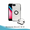 Funda Transparente Antigolpe Samsung Galaxy S10 con Imán y Soporte de Anilla