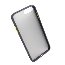 Funda Gel Xiaomi Redmi 7 Smoked con borde de color